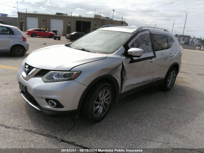 2014 Nissan Rogue Sl VIN: 5N1AT2MV9EC845119 Lot: 20165351