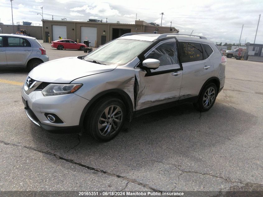 2014 Nissan Rogue Sl VIN: 5N1AT2MV9EC845119 Lot: 20165351