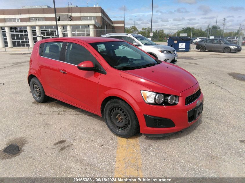 2012 Chevrolet Sonic Lt VIN: 1G1JC6EHXC4200810 Lot: 20165388