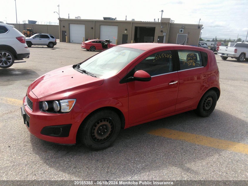 2012 Chevrolet Sonic Lt VIN: 1G1JC6EHXC4200810 Lot: 20165388