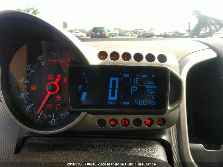 2012 Chevrolet Sonic Lt VIN: 1G1JC6EHXC4200810 Lot: 20165388