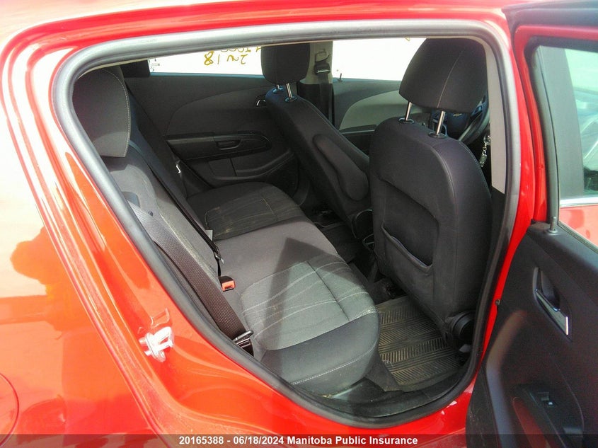 2012 Chevrolet Sonic Lt VIN: 1G1JC6EHXC4200810 Lot: 20165388