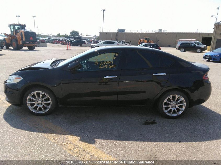 2013 Dodge Dart Limited VIN: 1C3CDFCA7DD203849 Lot: 20165398