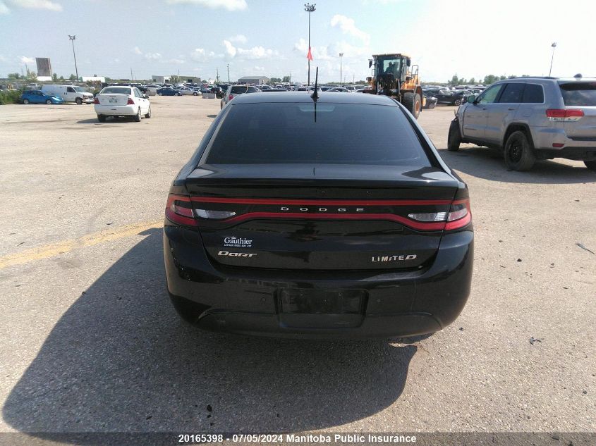 2013 Dodge Dart Limited VIN: 1C3CDFCA7DD203849 Lot: 20165398