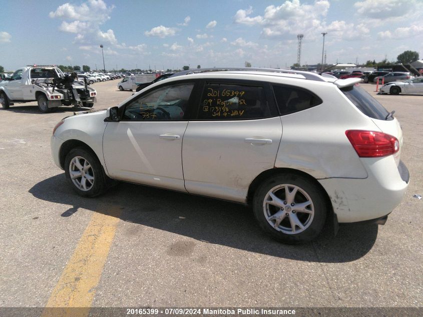 2009 Nissan Rogue Sl VIN: JN8AS58V89W173453 Lot: 20165399