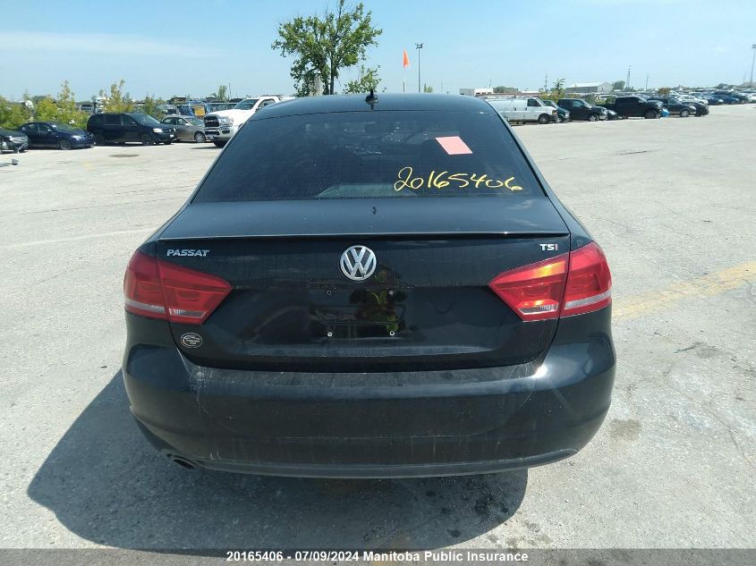 2015 Volkswagen Passat 1.8 Tsi VIN: 1VWBS7A36FC072085 Lot: 20165406