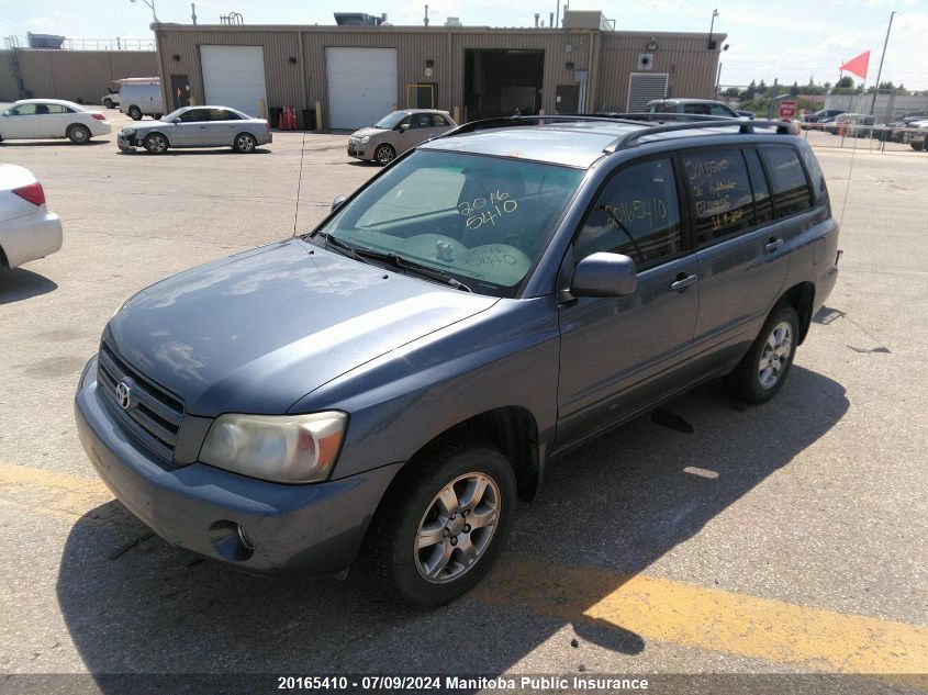 2006 Toyota Highlander V6 VIN: JTEHP21A060149126 Lot: 20165410