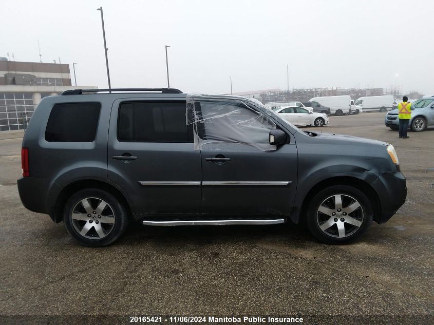 2013 Honda Pilot Touring VIN: 5FNYF4H97DB502393 Lot: 20165421