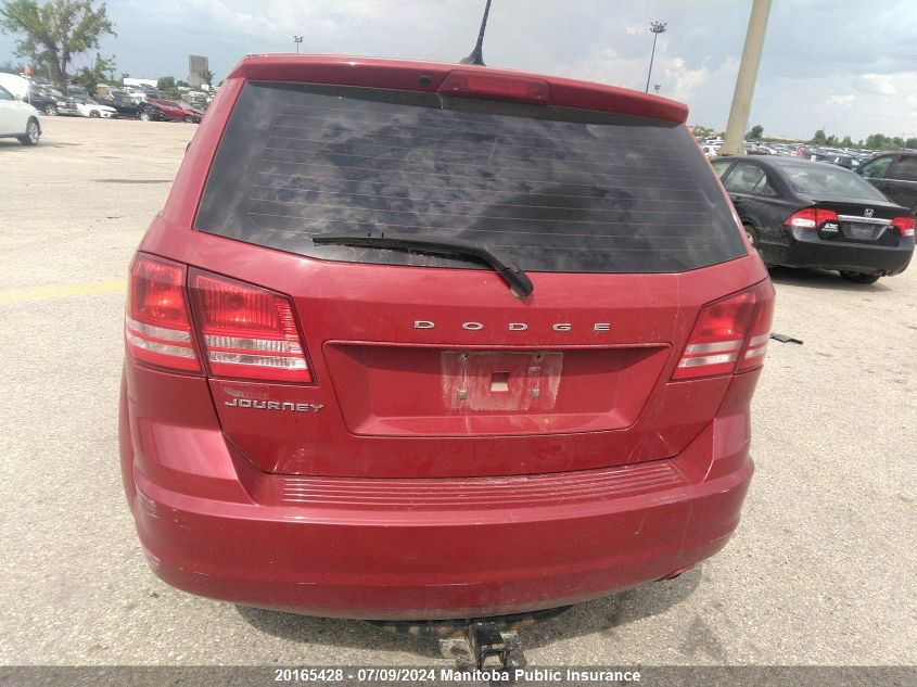 2012 Dodge Journey Cvp VIN: 3C4PDCAB6CT278185 Lot: 20165428