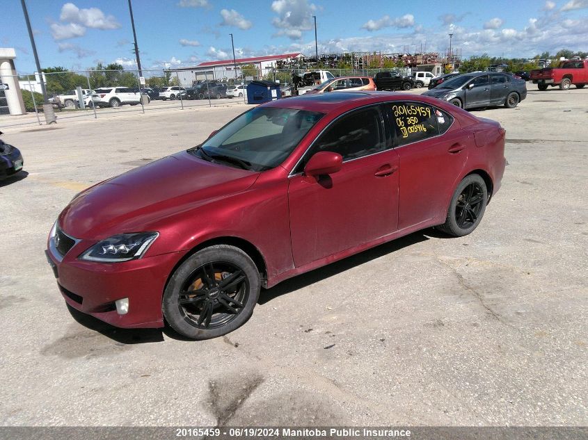 2006 Lexus Is 250 VIN: JTHCK262365003416 Lot: 20165459