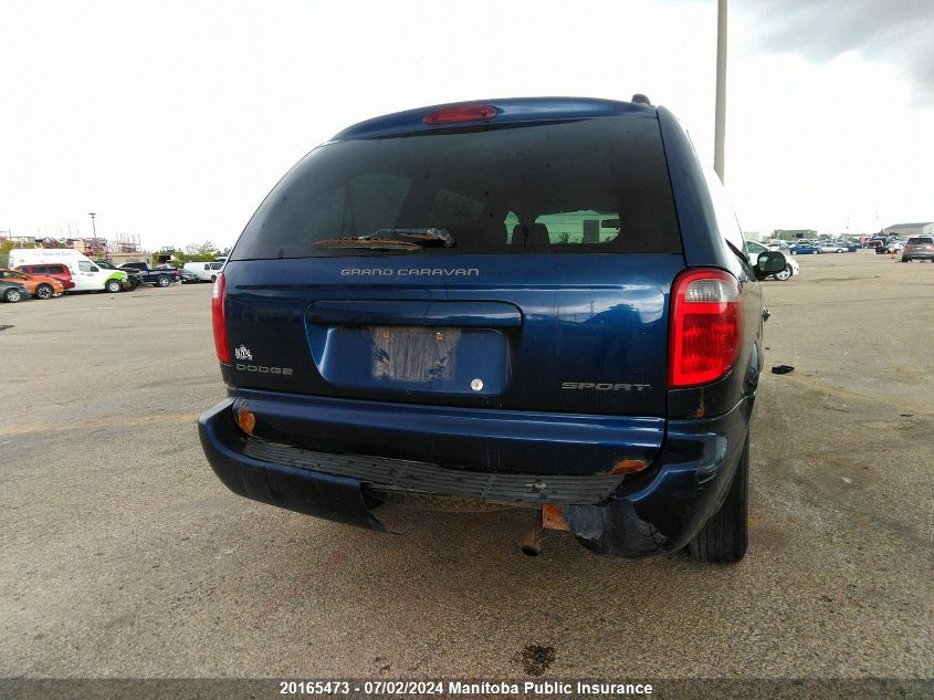 2003 Dodge Grand Caravan Sport VIN: 2D4GP44R53R150015 Lot: 20165473
