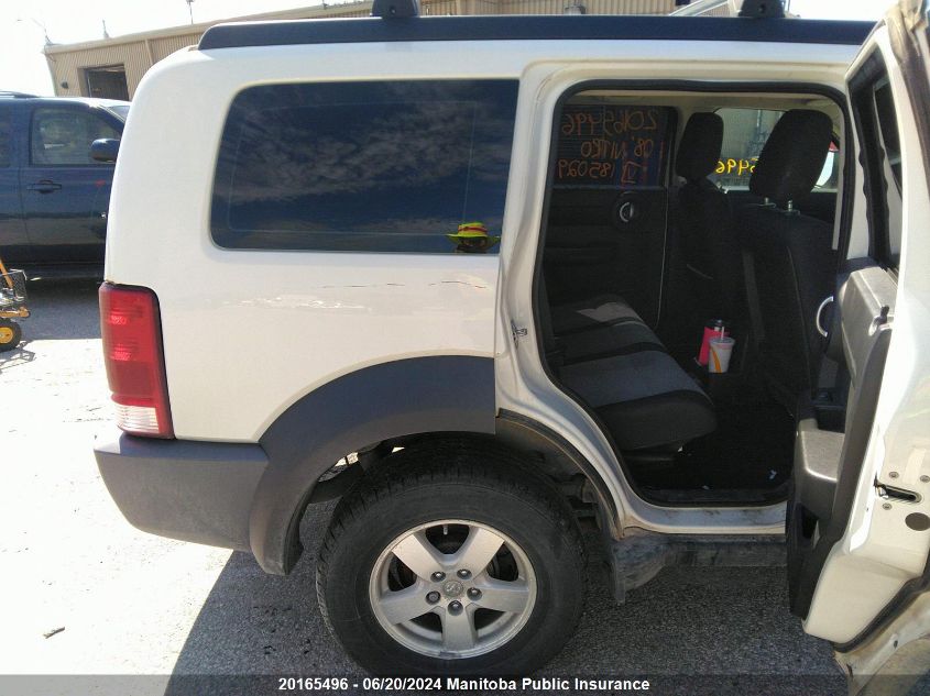 2008 Dodge Nitro Se VIN: 1D8GT28K18W185029 Lot: 20165496