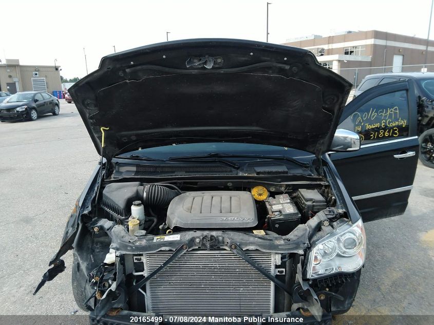 2014 Chrysler Town & Country Limited VIN: 2C4RC1GG4ER318613 Lot: 20165499