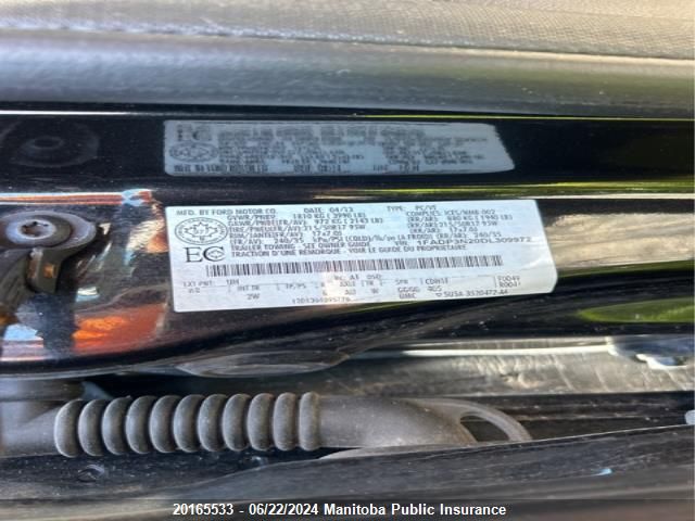 2013 Ford Focus Titanium VIN: 1FADP3N20DL309972 Lot: 20165533