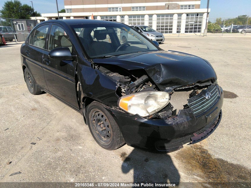 2008 Hyundai Accent Gl VIN: KMHCN45C88U242785 Lot: 20165546