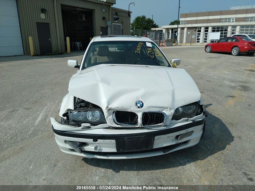 2001 BMW 325I VIN: WBAAV334X1FU96460 Lot: 20165558