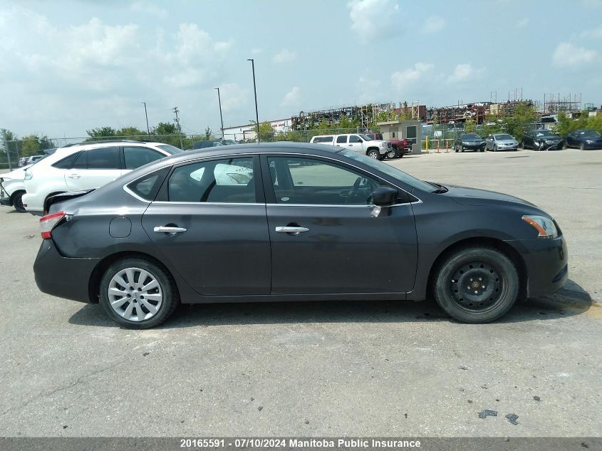 2013 Nissan Sentra 1.8 Sv VIN: 3N1AB7AP5DL758804 Lot: 20165591