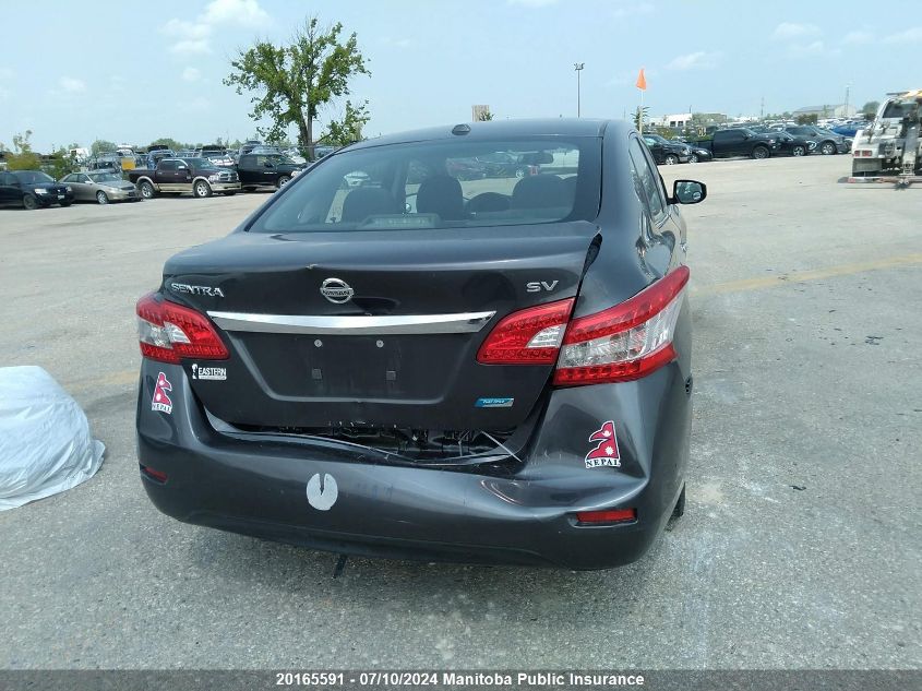 2013 Nissan Sentra 1.8 Sv VIN: 3N1AB7AP5DL758804 Lot: 20165591