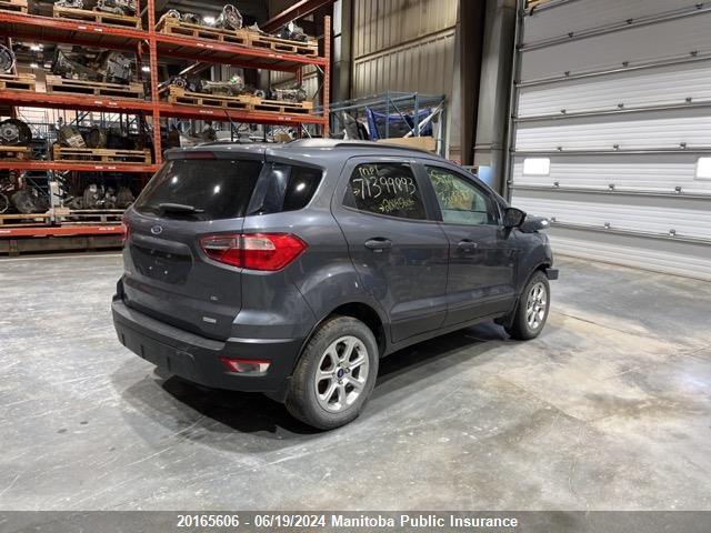 2019 Ford Ecosport Se VIN: MAJ3S2GE4KC272711 Lot: 20165606