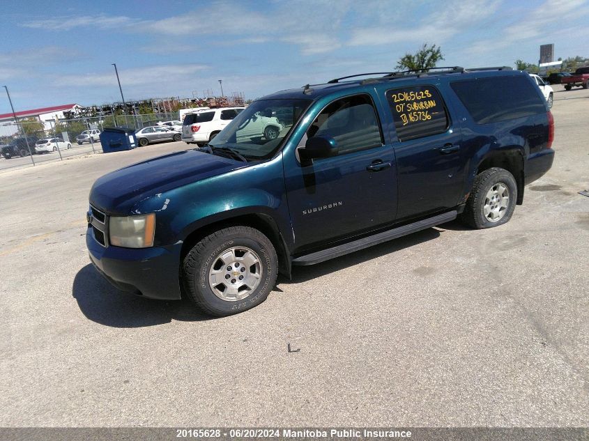 2007 Chevrolet Suburban 1500 Lt VIN: 1GNFK16367J165736 Lot: 20165628