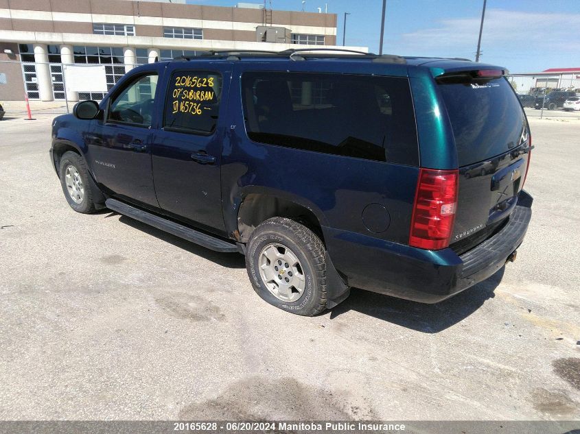 2007 Chevrolet Suburban 1500 Lt VIN: 1GNFK16367J165736 Lot: 20165628