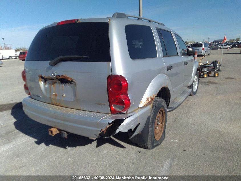 2006 Dodge Durango Limited VIN: 1D4HB58296F127158 Lot: 20165633