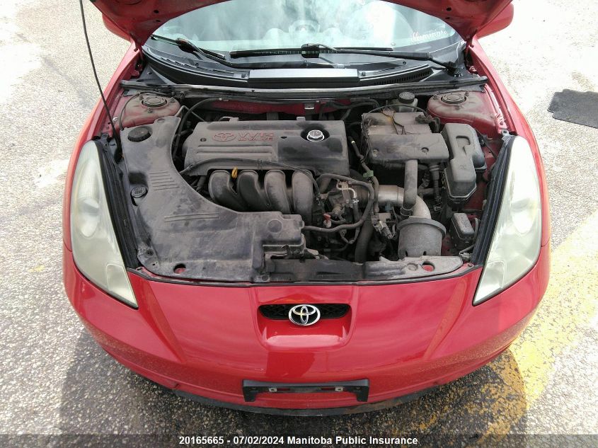 2001 Toyota Celica Gt VIN: JTDDR32T210093167 Lot: 20165665