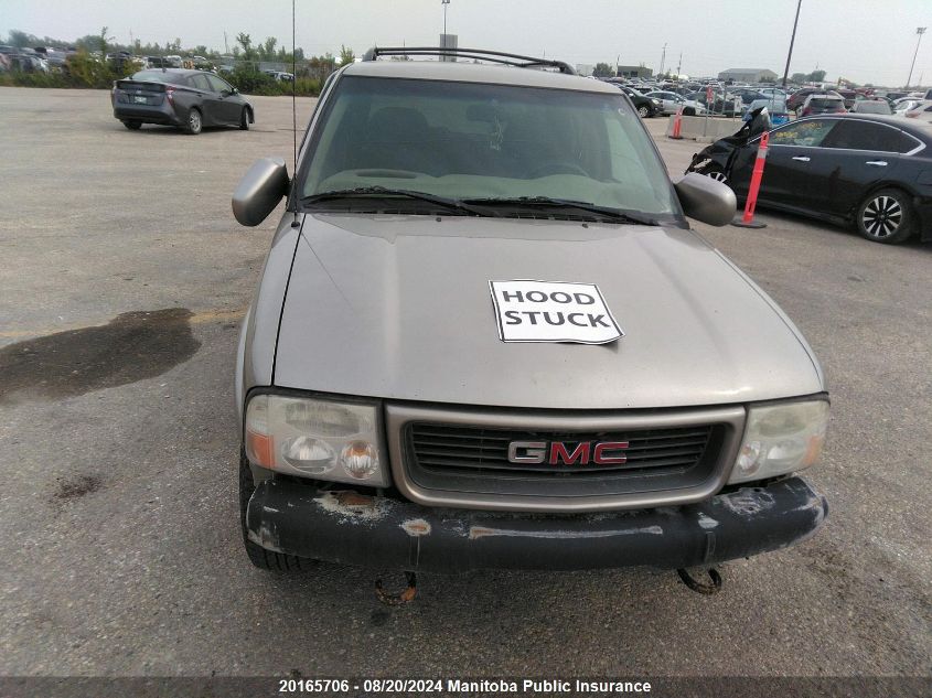 1999 GMC Envoy VIN: 1GKDT13W6X2952955 Lot: 20165706