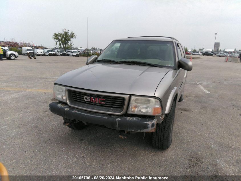 1999 GMC Envoy VIN: 1GKDT13W6X2952955 Lot: 20165706