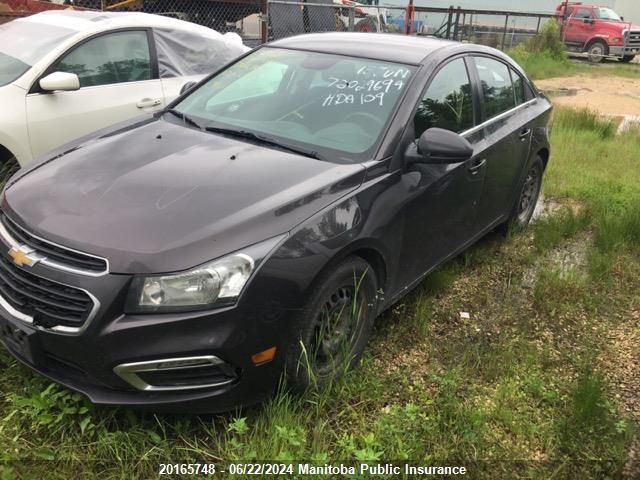 2015 Chevrolet Cruze Lt Turbo VIN: 1G1PC5SB9F7184008 Lot: 20165748