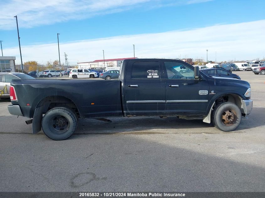 2013 Dodge Ram 3500 Laramie Longhorn Crew VIN: 3C63RRKL9DG554936 Lot: 20165832