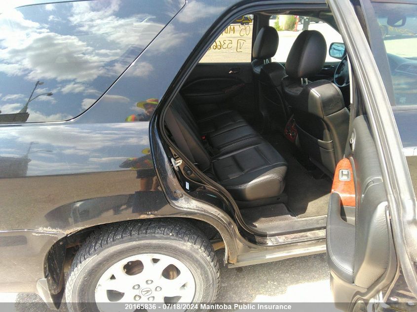 2005 Acura Mdx VIN: 2HNYD182X5H536681 Lot: 20165836
