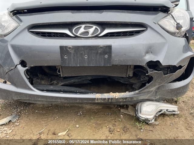 2012 Hyundai Accent Gls VIN: KMHCU5AE6CU009089 Lot: 20165860