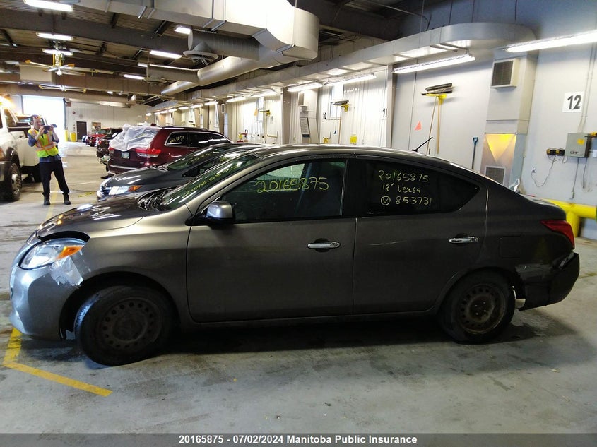 2012 Nissan Versa 1.6 Sv VIN: 3N1CN7APXCL853731 Lot: 20165875