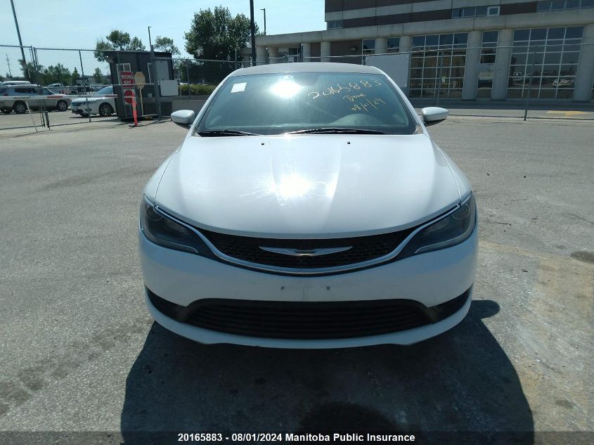 2015 Chrysler 200 Lx VIN: 1C3CCCFB8FN639421 Lot: 20165883