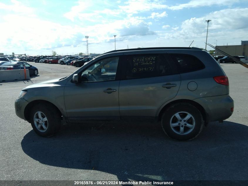 2009 Hyundai Santa Fe Gls VIN: 5NMSG13E69H329171 Lot: 20165976