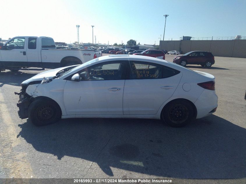 2019 Hyundai Elantra Preferred VIN: KMHD84LF1KU800878 Lot: 20165993