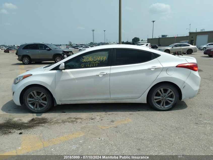 2013 Hyundai Elantra Gl VIN: 5NPDH4AE4DH228488 Lot: 20165999