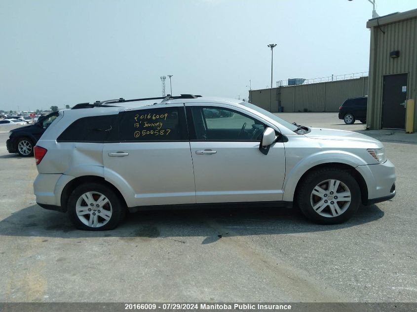 2013 Dodge Journey Sxt VIN: 3C4PDCCG6DT500587 Lot: 20166009