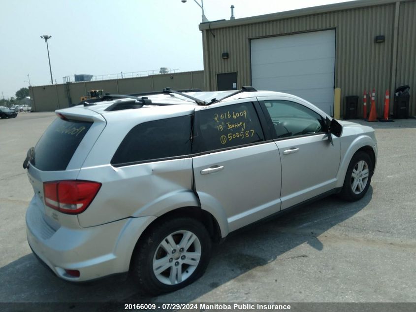 2013 Dodge Journey Sxt VIN: 3C4PDCCG6DT500587 Lot: 20166009