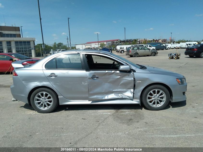 2012 Mitsubishi Lancer Se VIN: JA32U2FU1CU601822 Lot: 20166011