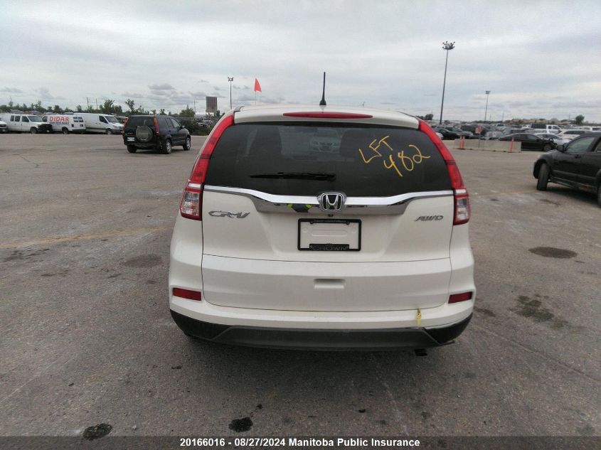 2015 Honda Cr-V Lx VIN: 2HKRM4H37FH125820 Lot: 20166016