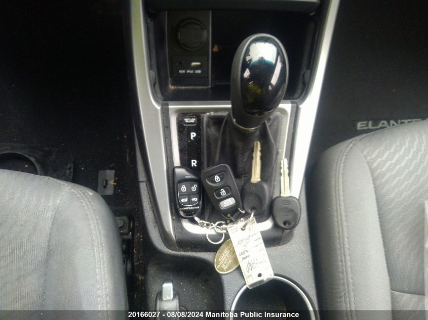 2014 Hyundai Elantra Gl VIN: 5NPDH4AE2EH468589 Lot: 20166027