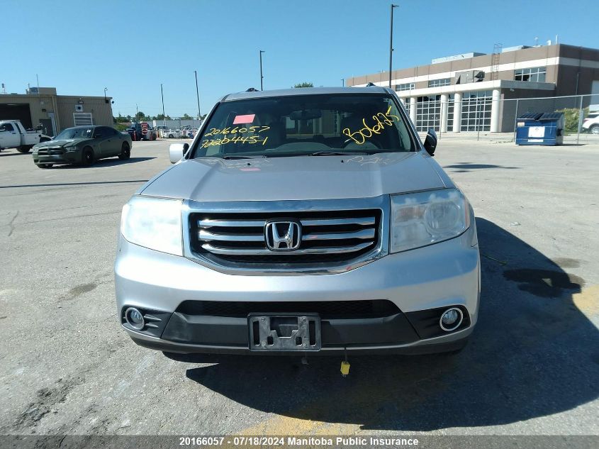 2013 Honda Pilot Ex-L VIN: 5FNYF4H54DB506608 Lot: 20166057