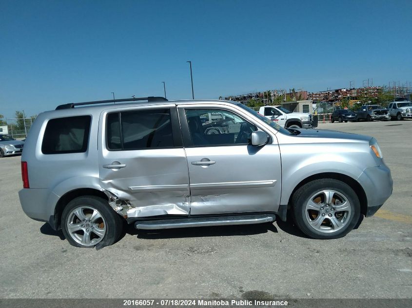 2013 Honda Pilot Ex-L VIN: 5FNYF4H54DB506608 Lot: 20166057