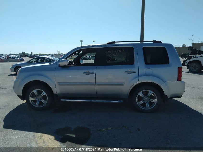 2013 Honda Pilot Ex-L VIN: 5FNYF4H54DB506608 Lot: 20166057