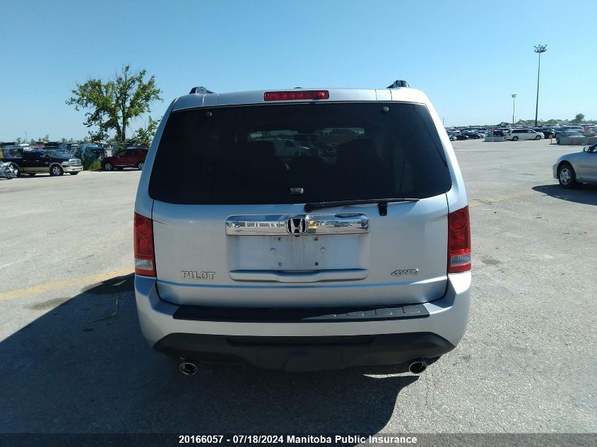 2013 Honda Pilot Ex-L VIN: 5FNYF4H54DB506608 Lot: 20166057