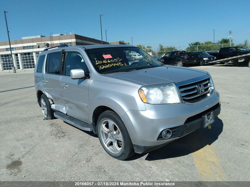 2013 Honda Pilot Ex-L VIN: 5FNYF4H54DB506608 Lot: 20166057