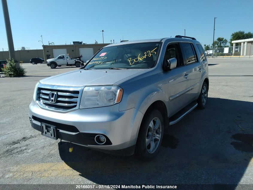 2013 Honda Pilot Ex-L VIN: 5FNYF4H54DB506608 Lot: 20166057