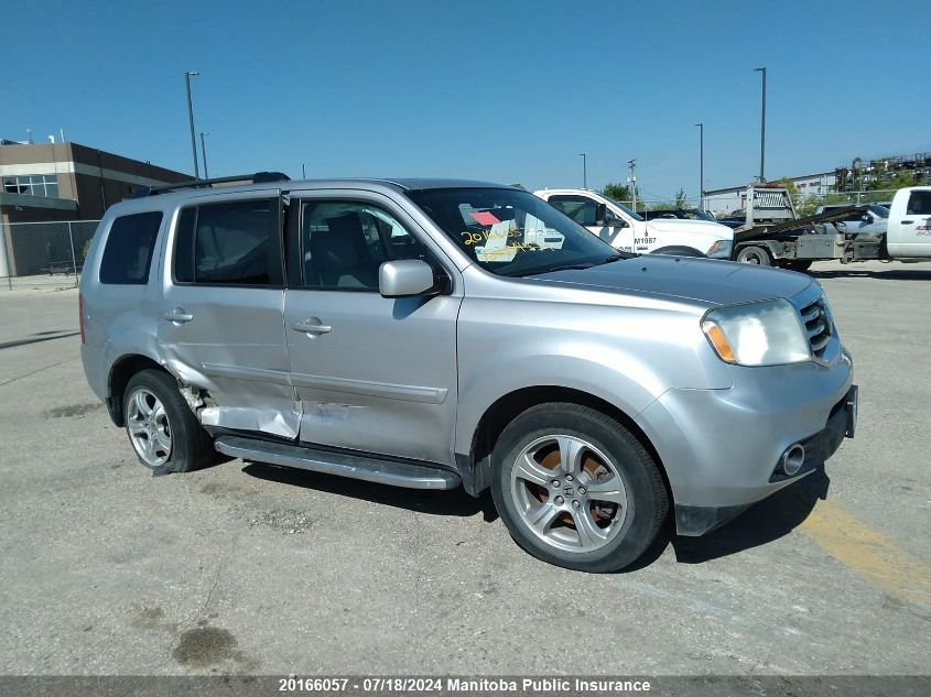 2013 Honda Pilot Ex-L VIN: 5FNYF4H54DB506608 Lot: 20166057